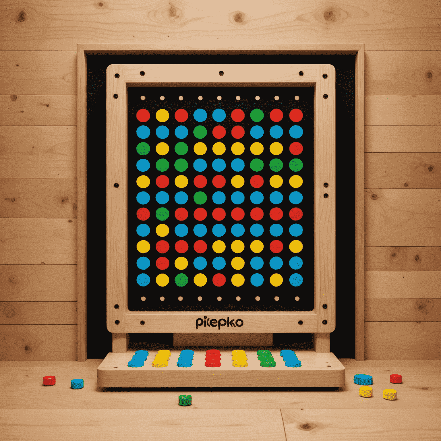 PixePlinko logo featuring a retro-style plinko board with pixelated graphics