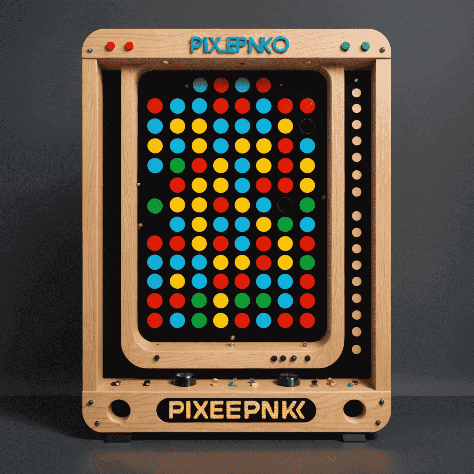 PixePlinko logo featuring a retro-style plinko board with pixelated graphics