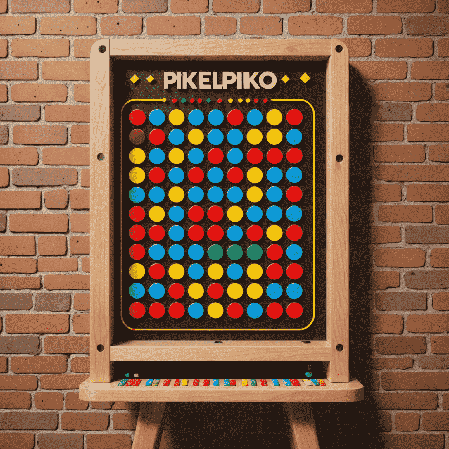 PixePlinko logo featuring a retro-style plinko board with pixelated graphics