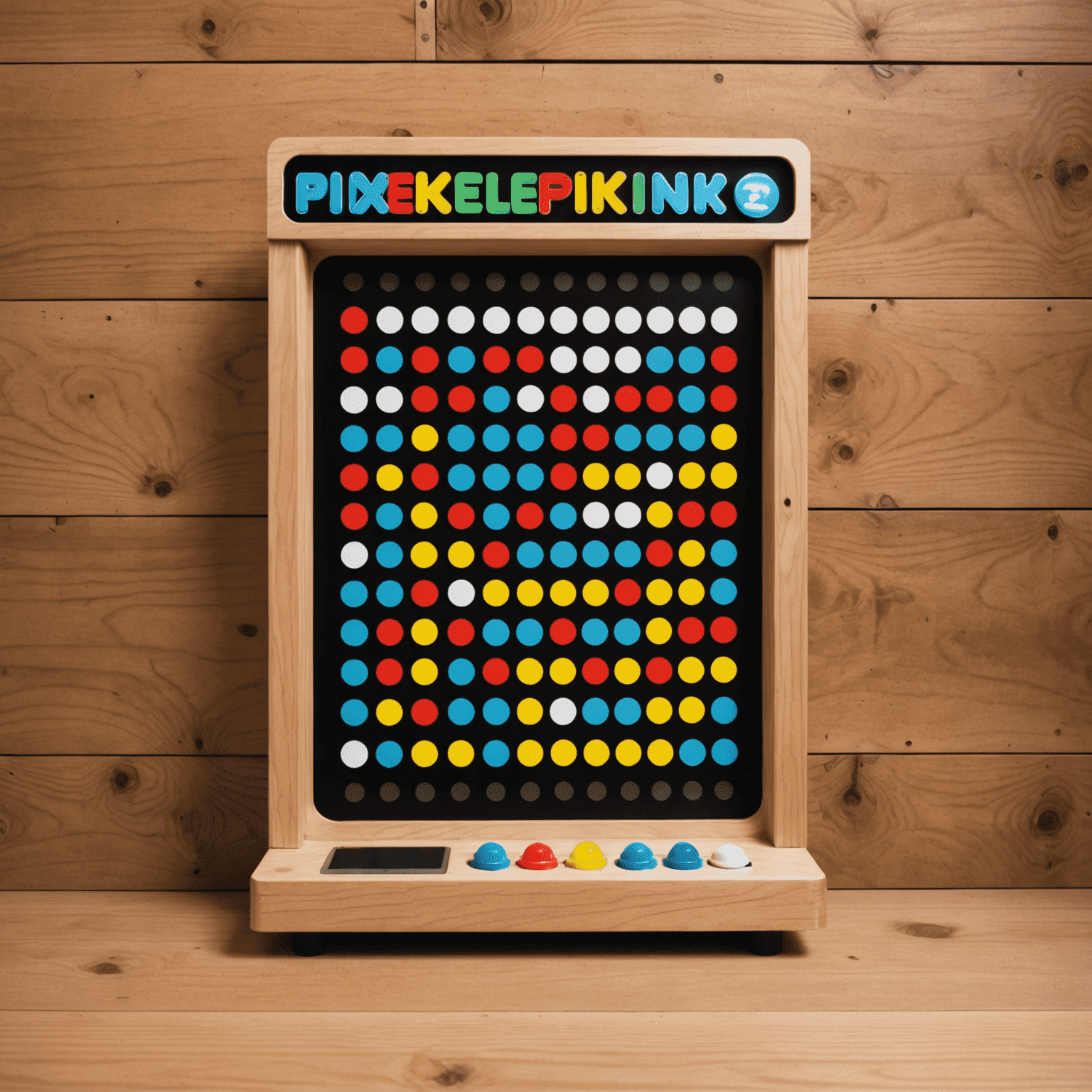 PixePlinko logo featuring a retro-style plinko board with pixelated graphics