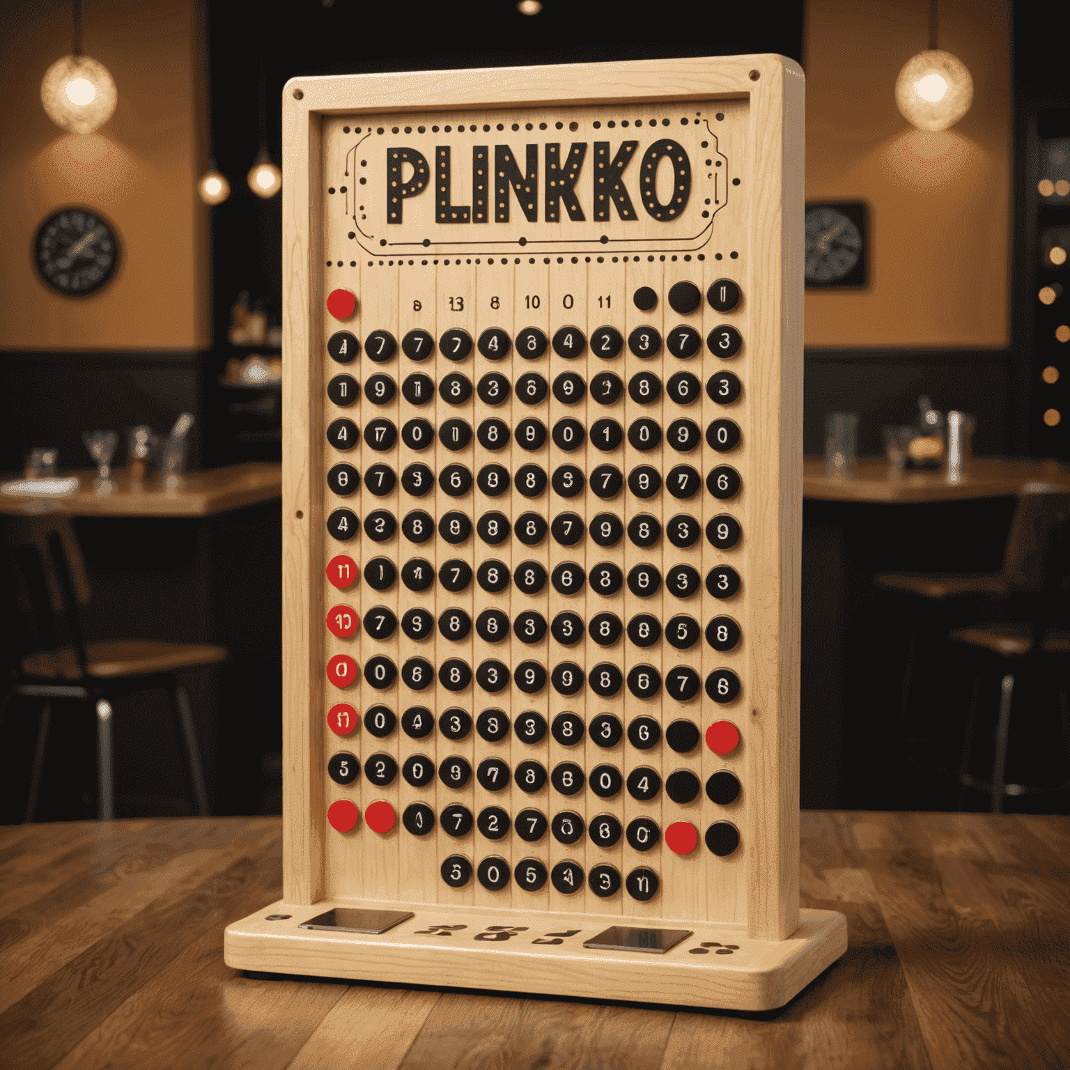 Plinko board with a prominent countdown timer, showcasing urgency and excitement